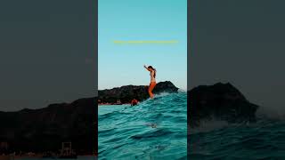 Nothing quite like it surfing at sunset as the full moon rises in Waikiki Beach, Oahu Hawaii