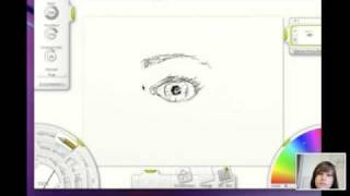 Speedpainting Kerstin 9C - Gesicht