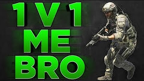 1v1 AGAINST SHIT TALKER (COD4 Remastered)