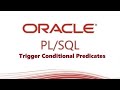 PL/SQL Tutorial: Trigger Using Conditional Predicates in Oracle Database