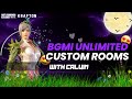 BGMI LIVE CUSTOM ROOM LIVE WITH 3X FUN FREE