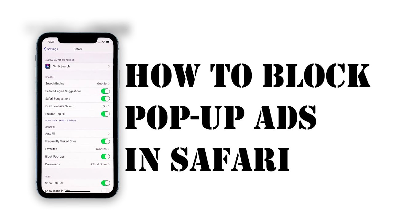 stop pop up ads safari