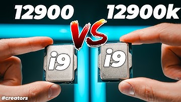 Intel i9 12900 VS 12900k - Is the 