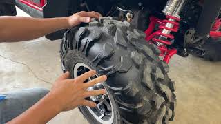 Polaris RZR 800 S, How To Replace Wheel Bearing, How To Get Stuck Bearing Race Off Spindle