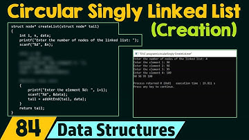 Creating a Circular Singly Linked List