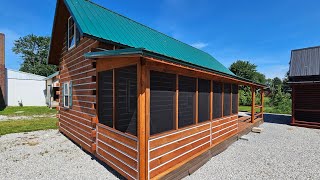 ONLY $79K FOR THIS BIG BERTHA 1.0 CABIN ?! AMISH BUILT MODULAR CABINS AND PREFAB HOMES