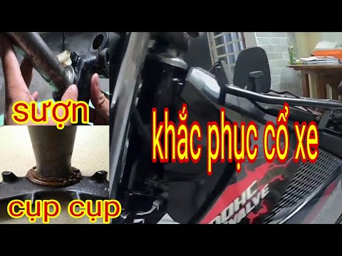 Video Khắc phục cổ xe, chén cổ Satria, Raider | NVT... - youtube