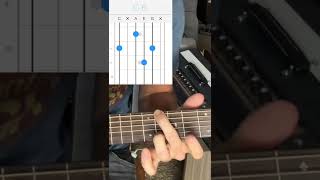 How to Play a C6 Chord #shorts