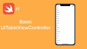 Basic UITableViewController - Swift #2 - iOS Programming