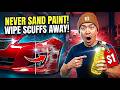 Never Sand Car Paint Again - Wipe Away Bumper Scuffs For $1