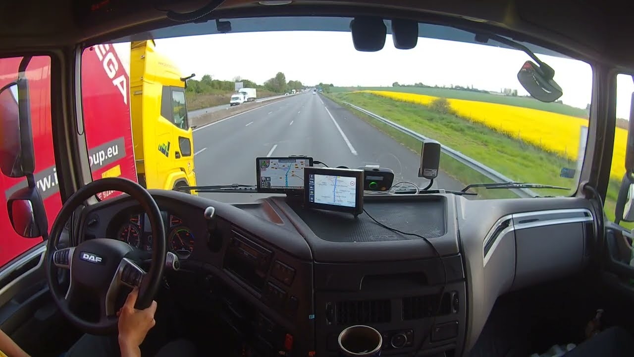 POV DRIVING DAF XF 106 - ASMR VIDEO - POV TRUCK DRIVING #france