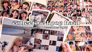 november / december kpop collective haul | opening mail & trades, chuu howl albums and kkoti kit