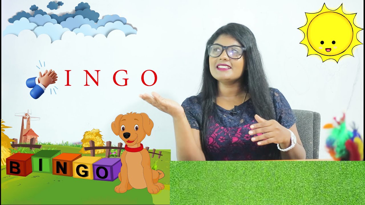 Grade 3 l My Pets l BINGO Song - Nursery Rhyme With Lyrics - Cartoon  Rhymes & Songs for Children