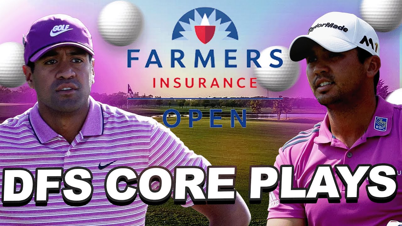 DFS Core Plays - 2023 Farmers Insurance Open Draftkings Golf Picks Top GPP Plays Priced $8,000+