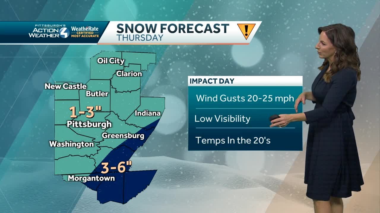 Impact Day: All-Day Snow for Western PA - YouTube