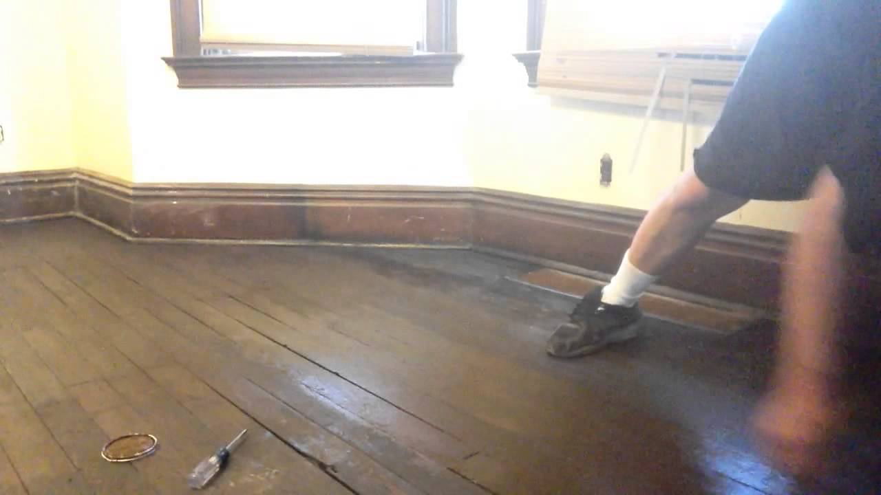 Using Gel Stain On A Wood Floor Youtube