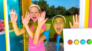 best friends nastya evelyn always help one another