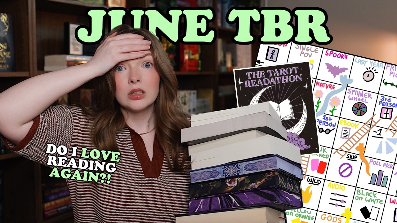 my TBR game helps me pick my June TBR and hopefully picks 5 star reads! 🌙  ft tarot readathon