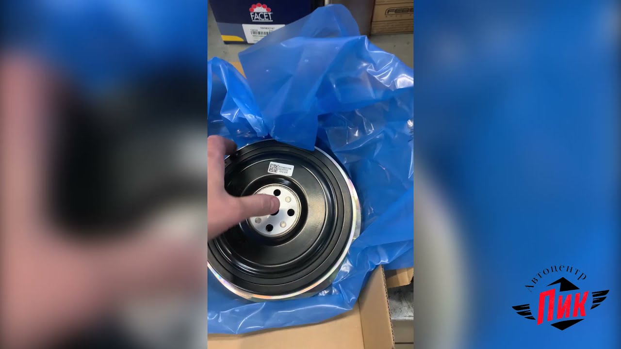 Замена шкива коленвала VOLVO S40 - YouTube