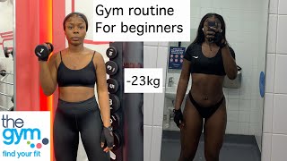 Beginners full body gym work out for fast weight loss VLOG | Aisha butterfly