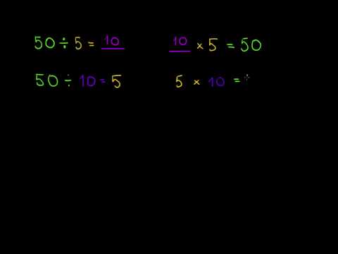 Vídeo: Como a divisão e a multiplicação estão relacionadas?