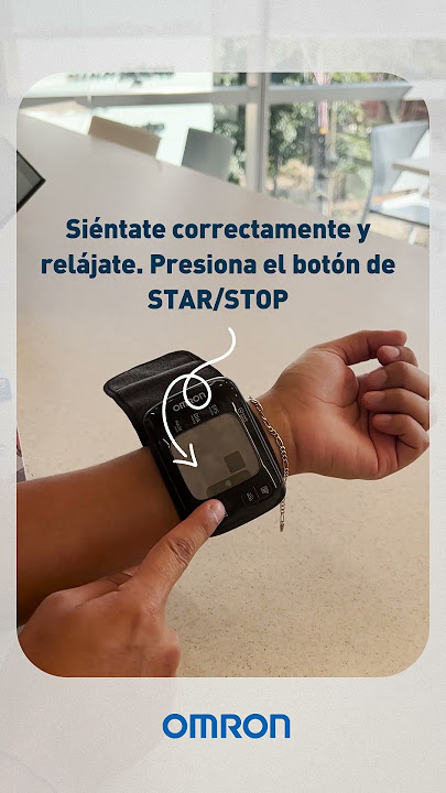 Cómo tomar la tensión con tensiómetro digital 