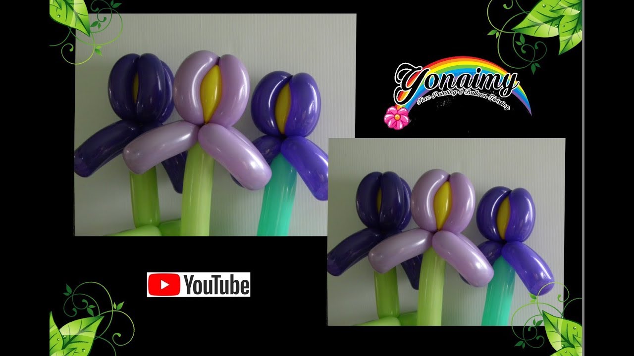 ORQUIDEAS (FLORES CON GLOBOS 260) BALLOON FLOWERS . YouTube