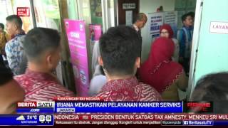 Iriana Jokowi Kunjungi Puskesmas Senen
