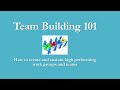 Team Building 101