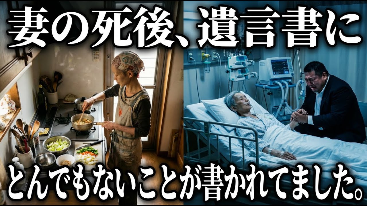 【本編】42才の妻の死後、遺言書にとんでもないことが書かれていました。