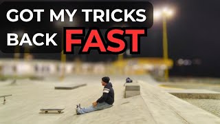 How to Relearn Skate Tricks FAST (What I Learned Coming Back to Skating)