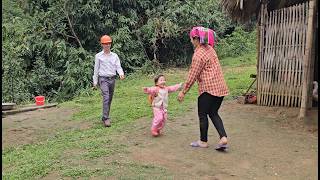 The girl's mother went to work, and the engineer took her out for breakfast and then to school.