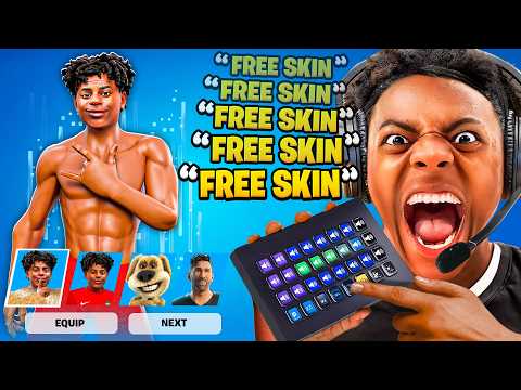 I Pretended To Be iShowSpeed To Get FREE Skins!