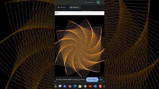 Spiral Star using Python Turtle 🐢#python #animation #coding #shorts #reels