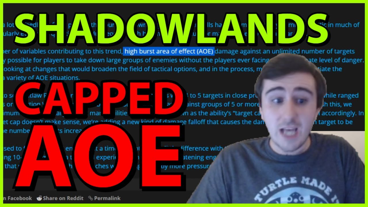 AOE Target Cap!! Shadowlands Change Explained and Opinion