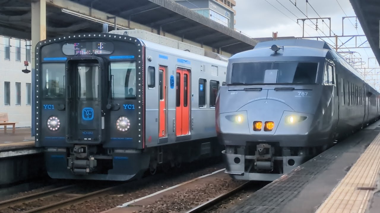 特急リレーかもめ17号武雄温泉行　787系(BM7編成)