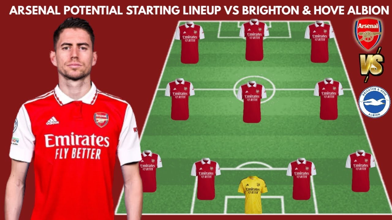 BRIGHTON VS ARSENAL HEAD TO HEAD POTENTIAL STARTING LINEUPS | PREMIER LEAGUE 2022/2023 ROUND 18