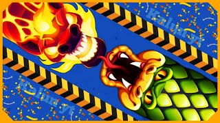 🐍WORMSZONE.IO | Giant Slither Snake Top 01 🏆 | Epic Worms Zone Biggest Snake Gameplay! | Kalun yt screenshot 2