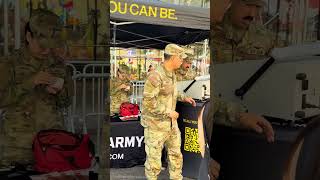 US Army activity in a street fair #nyc #army #event #travel