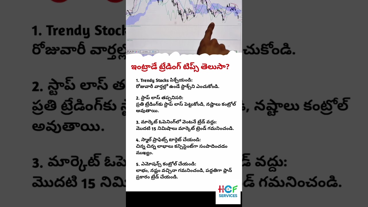 ఇంట్రాడే ట్రేడింగ్ టిప్స్||Intraday Trading Tips for Beginners📊 