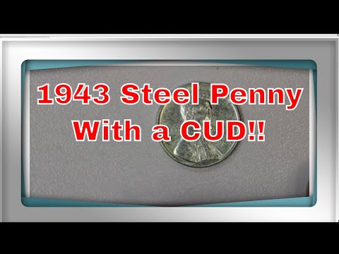 CUD Discovered At The Coin Shop On A Steel Cent! Die Break