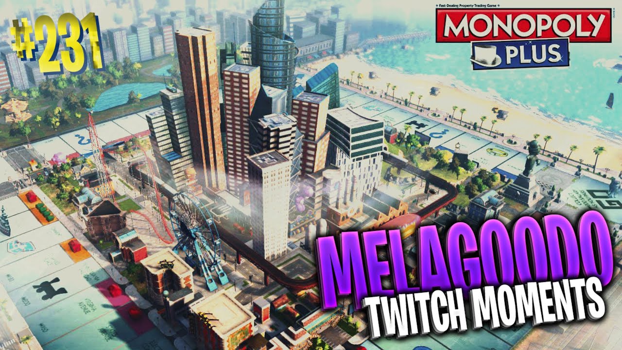 BLUR SU GANG BEAST vs MOD | IL MONOPOLY MATTO | Melagoodo Twitch Moments [ITA] #231