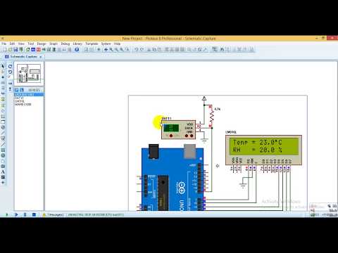 ILI9341 TFT Proteus simulation 