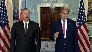 Secretary Kerry Meets with President Aliyev of Azerbaijan