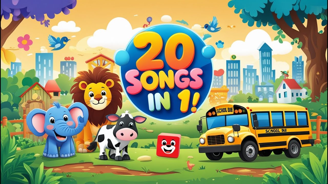 20 Best Kids Songs & Nursery Rhymes | Fun Sing-Along & Learning Songs ...