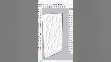 Textured Panel In SketchUp #shorts #sketchup #sketchuptutorial #sketchupplugins