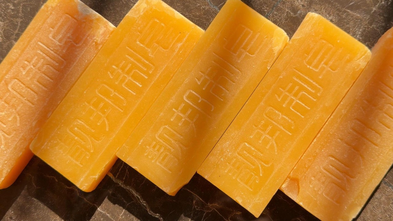 ASMR cutting dry soap/oddly carving soap/satisfying relaxing crunchy sounds/Crushing soap ASMR #4619