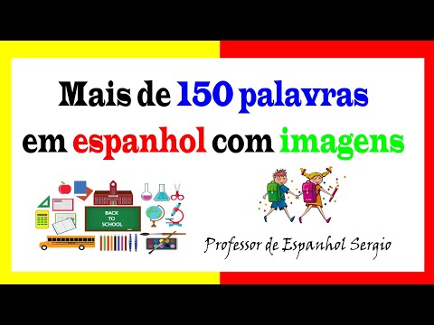 Mais de 150 palavras em espanhol com imagens