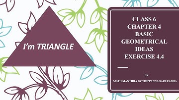 CLASS 6,CHAPTER 4,BASIC GEOMETRICAL IDEAS,EXERCISE 4.4