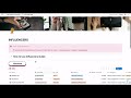 Notion Instagram Planner Influencers #notiontour